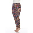 thumbnail image 2 of White Mark Women's Plus Size Printed Leggings, 2 of 5