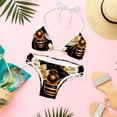thumbnail image 6 of Starry Bees in the Sky Women's Swim Suit Bikini Set 2-Pack with Detachable Sponge and Adjustable Strap for Beach and Pool Parties, 6 of 6