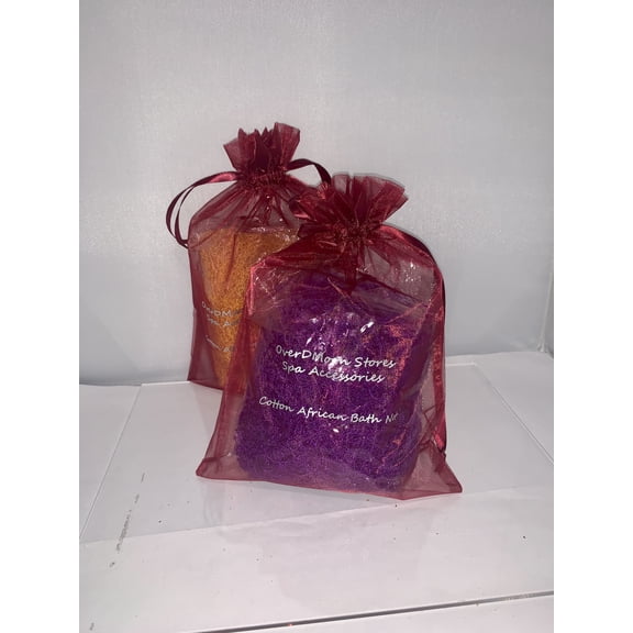 African Bath Scrubber Cotton Net - Body Exfoliating