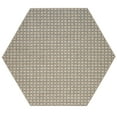 thumbnail image 1 of Furnish My Place Corner Indoor/Outdoor Commercial Color Rug - Beige, 8' Hexagon, Pet and Kids Friendly Rug. Made in USA, Hexagon, Area Rugs Great for Kids, Pets, Event, Wedding, 1 of 6