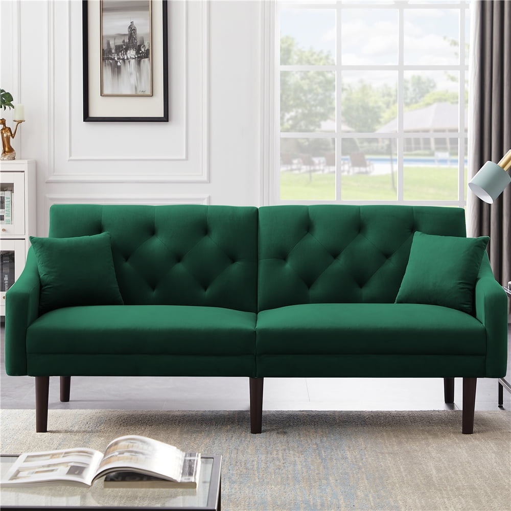 Small green couch deals