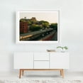 thumbnail image 2 of The BQE 02 - Brooklyn New York Photography Cityscape Street Photography Architecture Bridge Travel Poster Skyline White Framed Wall Art Print 9 x 12 inches, 2 of 3