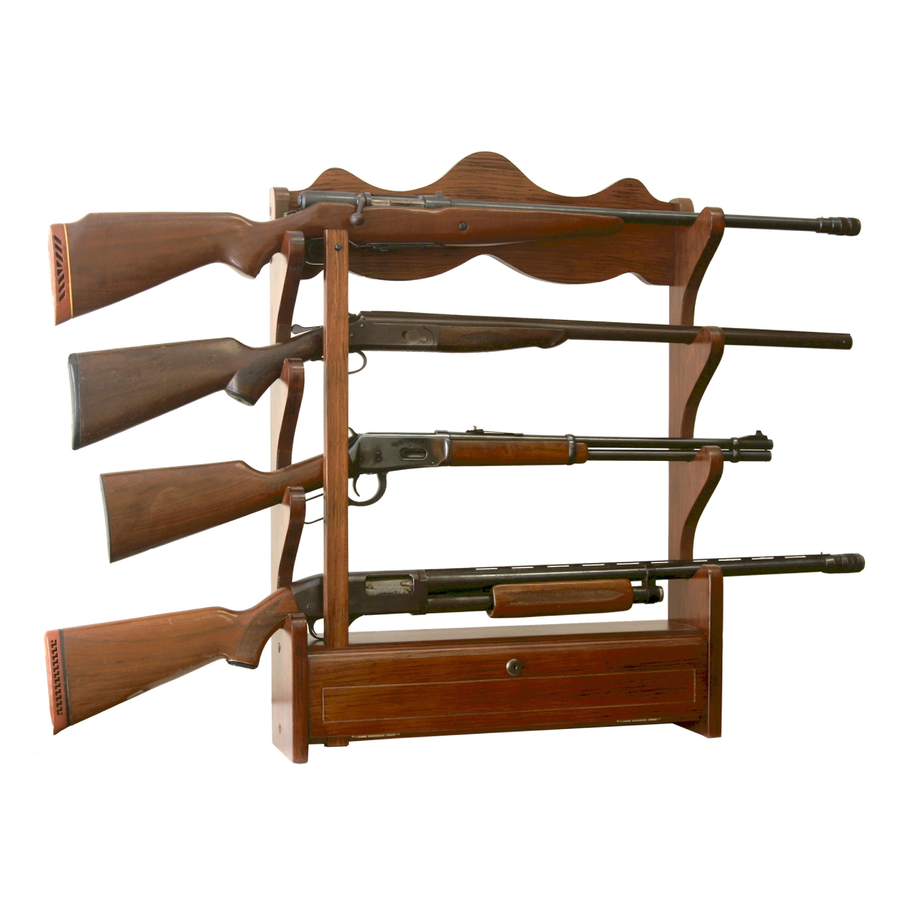 American Furniture Classics 4 Gun Wall Rack Walmart Com