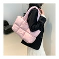thumbnail image 5 of Puffer Tote Bag for Women, Large Quilted Puffy Handbag Lightweight Satchel Purse for Work Travel Gym Shop, 5 of 8