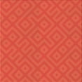 thumbnail image 1 of Ahgly Company Machine Washable Indoor Square Transitional Orange Red Orange Area Rugs, 5' Square, 1 of 7