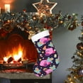 thumbnail image 6 of Cartoon Kirby Christmas Stocking Fireplace Hanging Stocking Ornaments Party Home Christmas Tree Decorations Plush Stocking Holders Xmas Candy Gift Bag, 6 of 8