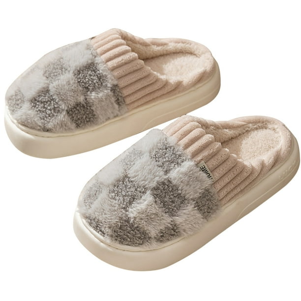 Zapatos Gruesos Piso Zapatilla Viscoelástica Dibujos Animados para Mujer Antideslizantes Interiores Y Exteriores