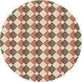 thumbnail image 1 of Ahgly Company Machine Washable Indoor Round Transitional Vanilla Gold Area Rugs, 5' Round, 1 of 7