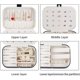 thumbnail image 4 of Portable travel jewelry box for women, jewelry organizer for rings, earrings, bracelets and necklaces, 16.5x11.5x5.5cm, 4 of 5