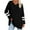 Black, variant on asdoklhq Plus Size Long Blouses,Women's Casual V-Neck Long Sleeve Solid Loose Shirt Blouse Tops