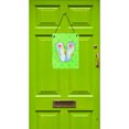 thumbnail image 2 of Carolines Treasures BB8180DS1216 Flip Flops Green Polkadot Wall or Door Hanging Prints Green 12x16 multicolor, 2 of 2