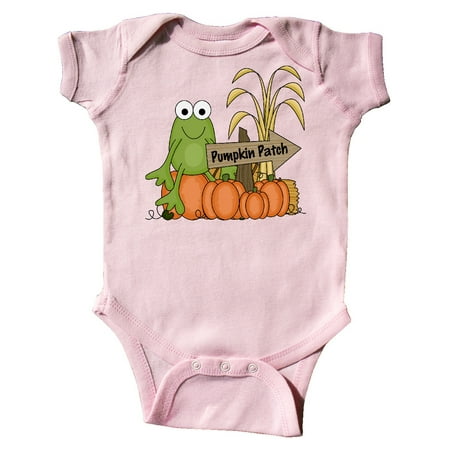 

Inktastic Frog at a Pumpkin Patch Gift Baby Boy or Baby Girl Bodysuit
