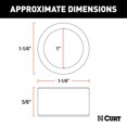 thumbnail image 4 of Curt Manufacturing 21200 Reducer Bushing - Yellow zinc, 4 of 4