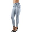 thumbnail image 2 of Fashion2Love Womens Plus / Juniors Size Colombian Design Butt Lift  High Waist Skinny Jeans, 2 of 8