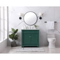 thumbnail image 6 of 36 inch single bathroom vanity set in green, 6 of 8