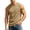 Khaki, variant on Horkkom Sleeveless Shirts for Men Summer Crew Neck Solid Color Tank Tops Workout Pullover Casual Shirts, S-3XL