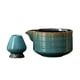 thumbnail image 2 of 2x set de matcha, cerámica, herramientas de fabricación artesanales utensilios de regalo chino para amantes del té Ceremonía del té set matcha tazón Azul, 2 of 8
