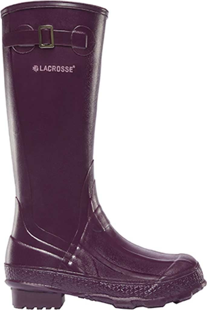 LaCrosse Women's LaCrosse Grange 14" Wellington Boot Plum Rubber 5 M