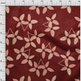 thumbnail image 4 of oneOone Cotton Cambric Red Fabric Asian Block Floral Fabric For Sewing Printed Craft Fabric By The Yard 42 Inch Wide, 4 of 4