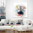 thumbnail image 4 of Designart Abstract Flowers in Vase - Floral Throw Pillow - 16x16, 4 of 5