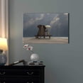 thumbnail image 2 of Wall26 - Canvas Prints Wall Art - Elephant and Dog Sit under the Rain | Modern Wall Decor/ Home Decoration Stretched Gallery Canvas Wrap Giclee Print. Ready to Hang - 16" x 24", 2 of 4
