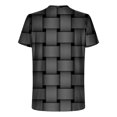 thumbnail image 4 of Shorts pour Hommes, T-Shirt à Manches Courtes Imprimé Col Rond Décontracté, 4 of 5