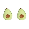 thumbnail image 3 of Monstrate Juguete de peluche de aguacate 3D verde, cojín de guardería para bebé realista y vívido para regalos, aguacate fácil de limpiar, palta 40 cm 0.5 kg 2Conjunto, 3 of 6