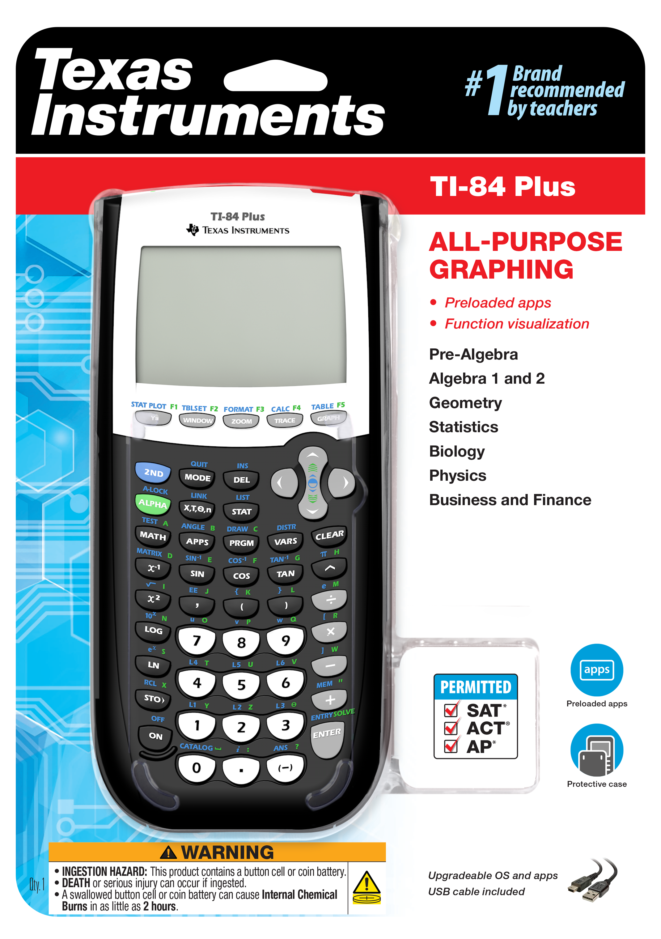 その他 TI 84 plus Texas Instruments TI-84 Plus Graphing Calculator for School