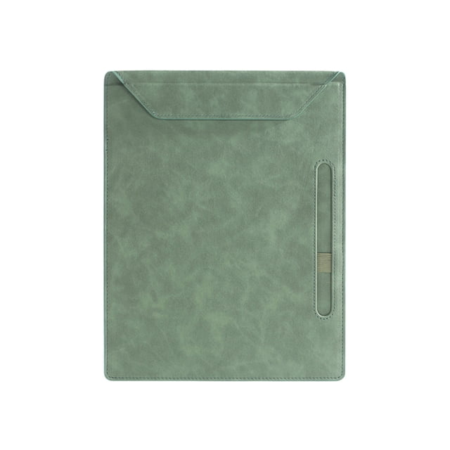 A4 Leather Writing Pad & Clipboard - Portable Office Organizer with Metal Clips, Lightweight Design for Home and Professional Use