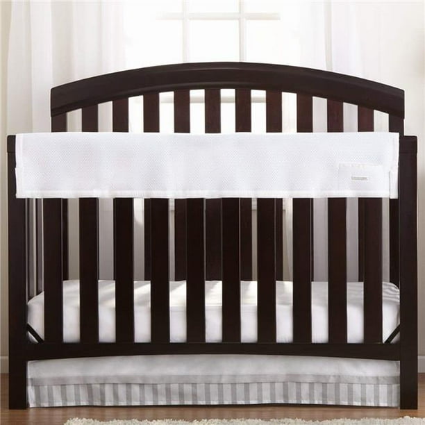 Breathable Baby 50500 Crib Rail Cover White