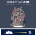 thumbnail image 5 of FORMRS Unisex School Backpack 17" Student Travel Bag with Laptop Compartment, Watercolor Grapefruit, 5 of 7