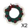 thumbnail image 1 of collares de gato,Bandanas navideñas para perros y gatos,accesorios para collares,Bufanda tejida a mano para mascotas como decoración navideña,Cuello para perros y gatos, 1 of 8