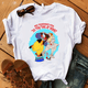 thumbnail image 3 of Nueva camiseta de verano con película de payasos de terror para niños, camiseta de algodón con estampado de Stephen King para niño y niña, camiseta de Pennywise para bebé, ropa para niño, 3 of 5