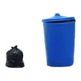 thumbnail image 4 of Modelo de bolsa de basura en miniatura a escala 1/64. Saco de basura en miniatura con contenedor de . Pequeña bolsa de de juguete. Escena de gestión 15 cm azul, 4 of 8