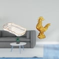 thumbnail image 2 of Bandeja de almacenamiento,Bandeja rectangular para servir frutas y postres de cocina,Escultura de pollo,Escultura de pollo,decoración del hogar,figura de gallo,Figura decorativa de, 2 of 8