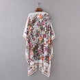 thumbnail image 3 of SDJMa Women's Lightweight Vee Cardigan Sweater Women Floral Print Chiffon Loose Shawl Kimono Cardigan up Shirt Blouse, 3 of 9