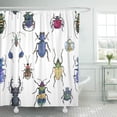 thumbnail image 1 of Cortina de Ducha ABPHQTO Insecto colorido de Escarabajos 150x180 cm, 1 of 1