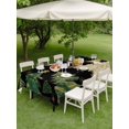 thumbnail image 3 of Outdoor Tablecloth with Umbrella Hole and Zipper, Christmas Tree Rectangle Table Cloth 60x84 Inch Waterproof Tablecloth, Black Green Xmas Tree Winter Picnic Table Cover for Patio Camping, 3 of 7