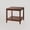 Walnut-20"W, variant on Leumius 2-Tier End Table Wooden Square Side Table with Storage Shelf,24"W Nightstand for Living Room Bedroom,Walnut