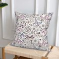 thumbnail image 6 of Throw Pillow Covers Set of 4 Vintage Butterflies (2) Soft Decorative Pillowcase for Couch Living Room Bed Sofa, Square Pillow Covers Pillow Protector with Zipper, Home Decor 18"x18", 6 of 7