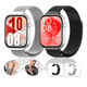 thumbnail image 1 of 2pzs Correa Acero Inoxidable Para Huawei Watch Fit 3/4/4pro Xtellar Negro/plata, 1 of 3