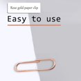 thumbnail image 2 of 100 Paper Clips in Gold Magnetic Clip Dispenser, Gold Paper Clips Holder, 28mm, Gold, 100 Clips Per Box, 2 of 10