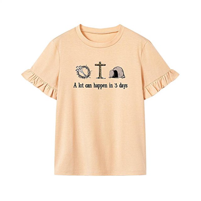 Camiseta para mujer con cuello redondo, camiseta básica informal de recuerdo para el trabajo de vacaciones S