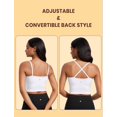 thumbnail image 5 of Sostén Deportivo CRZ YOGA Butterluxe Longline Blanco Talle S, 5 of 5