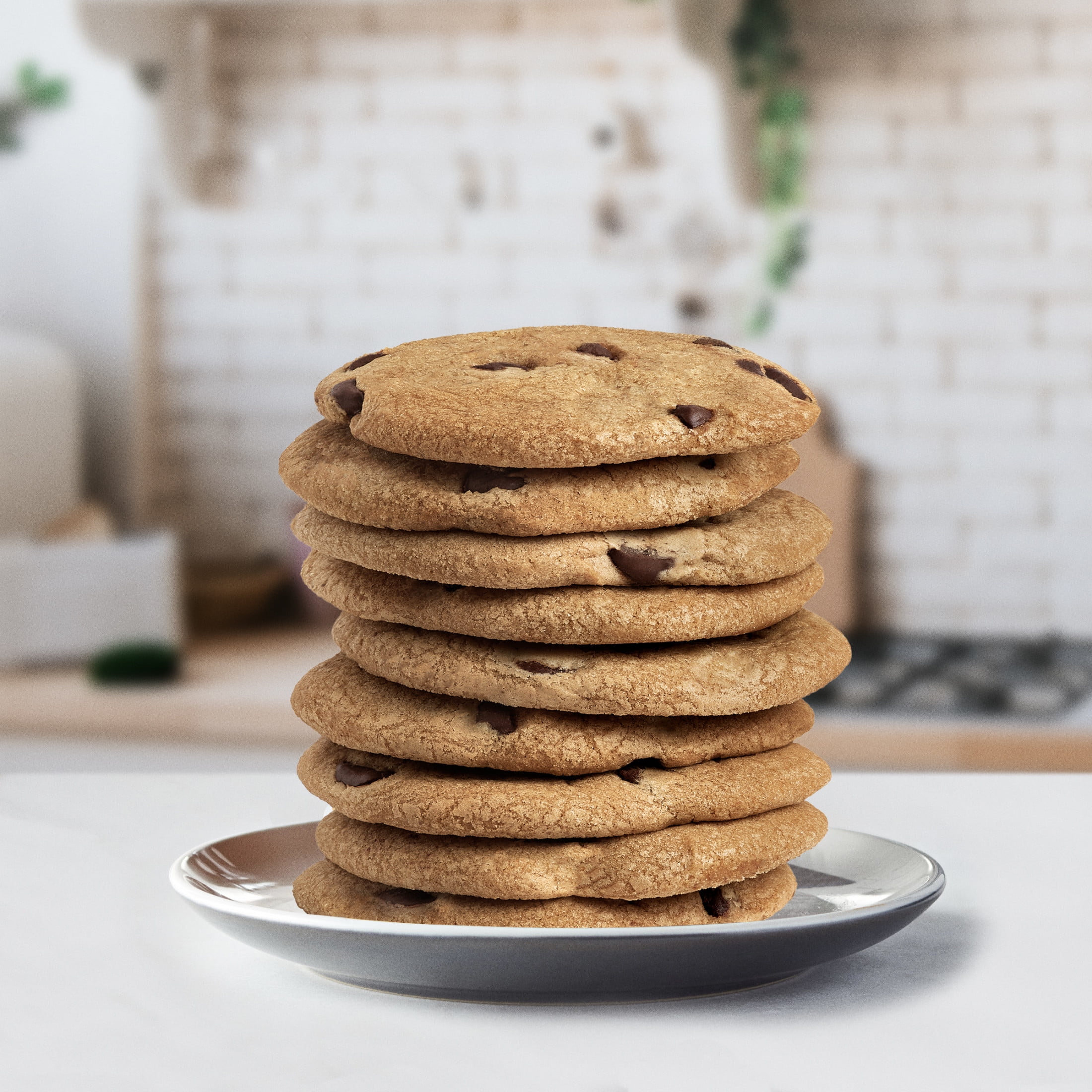 (3 pack) Tate's Bake Shop Chocolate Chip Vegan Cookies, 6 oz