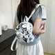 thumbnail image 4 of Mujeres de gran capacidad Fashionalbe Simple Commuter bolso mochila coreana (blanco) Ndcxsfigh Para Estrenar, 4 of 6