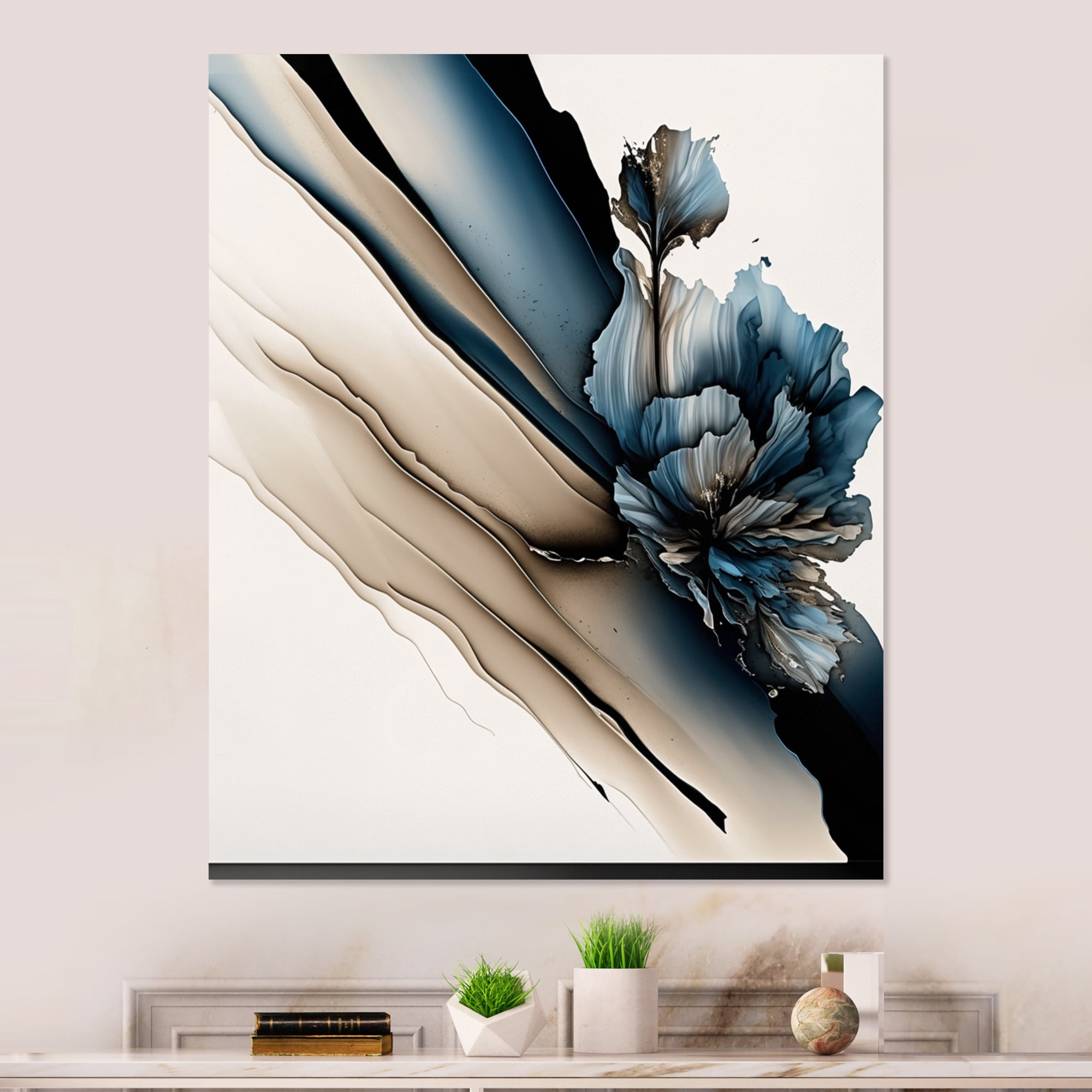 Designart Hyperrealistic Peony Flowers II Canvas Wall Art