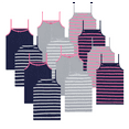 thumbnail image 2 of Buyless Fashion Débardeurs Sans Étiquette pour Filles Col Rond en Coton avec Bordure et Sangle (12 Pack), 2 of 8