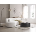 thumbnail image 5 of Kevinplus 2 Piece Modern Boucle Fabric Sectional Sofa Living Room Set White, 5 of 13