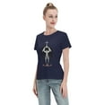 thumbnail image 4 of T-Shirt Basique à Manches Courtes pour Femmes, une Pièce, Grand Ours, 4 of 6